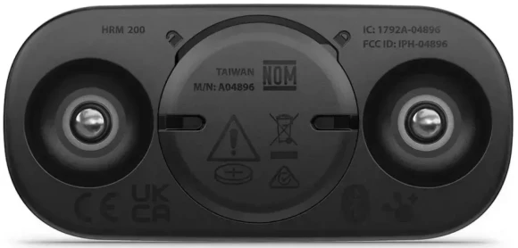 Фитнес-трекер Garmin HRM 200 Heart rate sensor корп.:черный рем.:черный (010-13388-01)