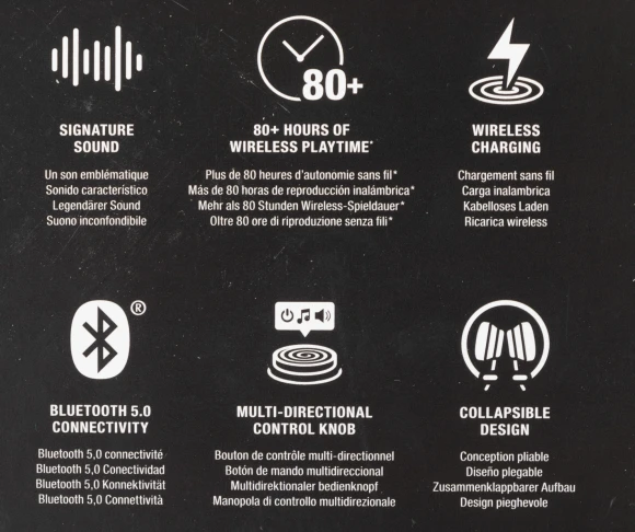 Гарнитура накладные Marshall Major IV черный беспроводные bluetooth оголовье (MAJOR IV BLACK)