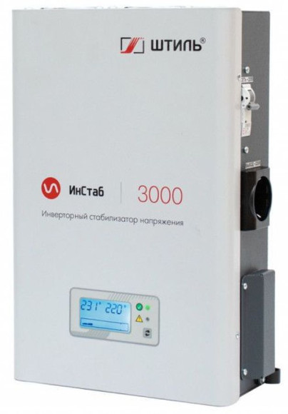 Стабилизатор напряжения Штиль ИнСтаб IS3000 2500Вт 3000ВА белый Стабилизатор напряжения Штиль ИнСтаб IS3000 2500Вт 3000ВА белый