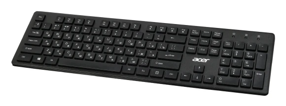Клавиатура Acer OKW020 черный USB slim Multimedia (ZL.KBDEE.001)