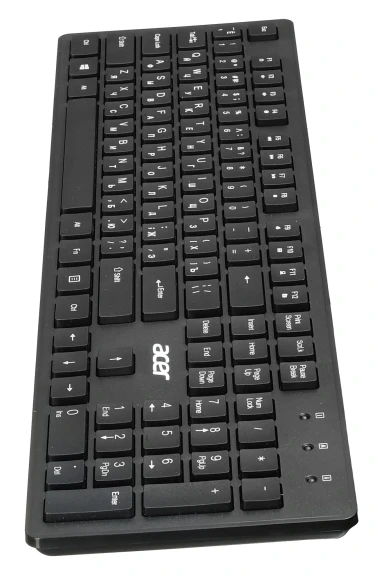 Клавиатура Acer OKW020 черный USB slim Multimedia (ZL.KBDEE.001)