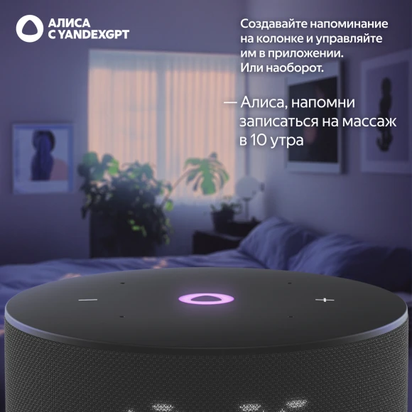 Умная колонка Yandex Станция Мини 3 Алиса черный 12W 1.0 BT/Wi-Fi (YNDX-00027BLK) Умная колонка Yandex Станция Мини 3 Алиса черный 12W 1.0 BT/Wi-Fi (YNDX-00027BLK)