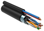 Кабель информационный ITK LC3-C5E04-379 кат.5E FTP 4 пары 24AWG LDPE внешний 305м черный Кабель информационный ITK LC3-C5E04-379 кат.5E FTP 4 пары 24AWG LDPE внешний 305м черный