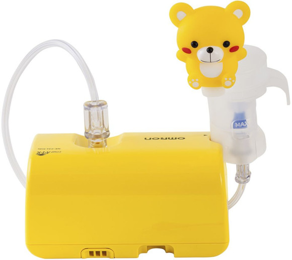 Ингалятор Omron NE-C24 Kids (NE-C801S-KDRU) компрессорный стационарный желтый Ингалятор Omron NE-C24 Kids (NE-C801S-KDRU) компрессорный стационарный желтый