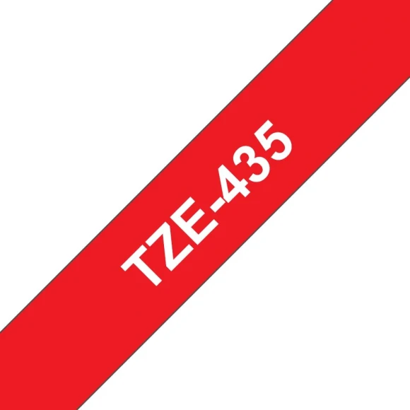 Картридж ленточный Brother TZE435 белый на красном 12x8 для Brother P-Touch Картридж ленточный Brother TZE435 белый на красном 12x8 для Brother P-Touch