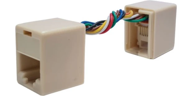 Адаптер Suprlan 10-0337 проходн.RJ45 кат.5E UTP бежевый Адаптер Suprlan 10-0337 проходн.RJ45 кат.5E UTP бежевый