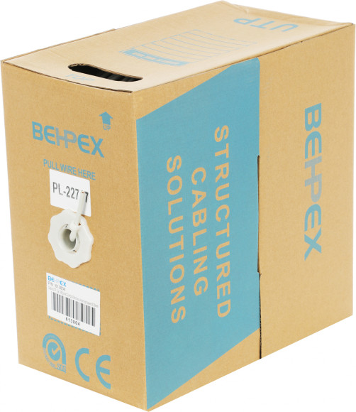 Кабель сетевой UTP4PCU UTP 4 пары cat.5E solid 0.50мм Cu 305м