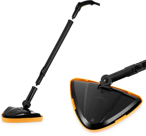 Пароочиститель ручной Kitfort КТ-9158-1 1300Вт желтый/черный