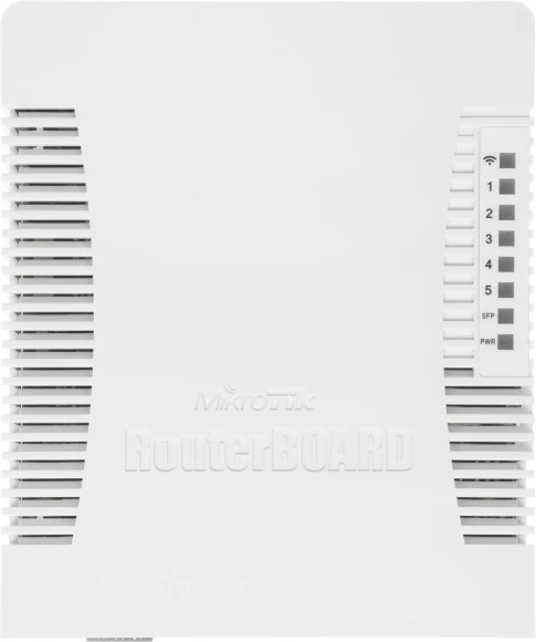 Роутер беспроводной MikroTik hAP ac (RB962UIGS-5HACT2HNT) AC1750 10/100/1000BASE-TX/SFP белый Роутер беспроводной MikroTik hAP ac (RB962UIGS-5HACT2HNT) AC1750 10/100/1000BASE-TX/SFP белый