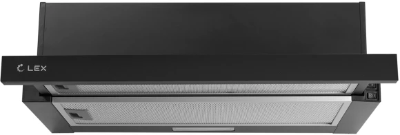 Вытяжка встраиваемая Lex HIDE 500 черный управление: кнопочное (1 мотор)