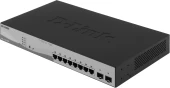 Коммутатор D-Link DGS-1210-10MP/FL (L2) 8x1Гбит/с 2SFP 8PoE+ 130W управляемый Коммутатор D-Link DGS-1210-10MP/FL (L2) 8x1Гбит/с 2SFP 8PoE+ 130W управляемый