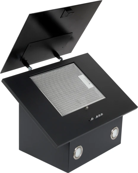 Вытяжка каминная Elikor Рубин 60П-650-К3Д черный управление: кнопочное (1 мотор)