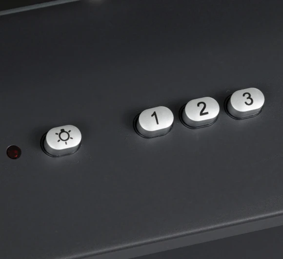 Вытяжка каминная Elikor Рубин 60П-650-К3Д черный управление: кнопочное (1 мотор)