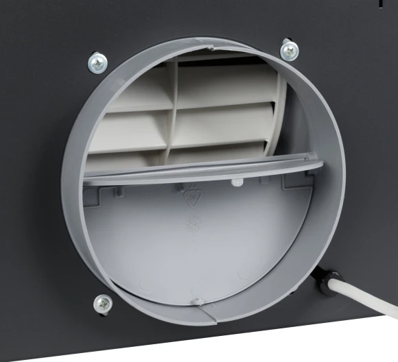 Вытяжка каминная Elikor Рубин 60П-650-К3Д черный управление: кнопочное (1 мотор)