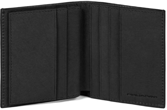 Чехол для кредитных карт Piquadro Black Square PP1518B3R/N черный натур.кожа