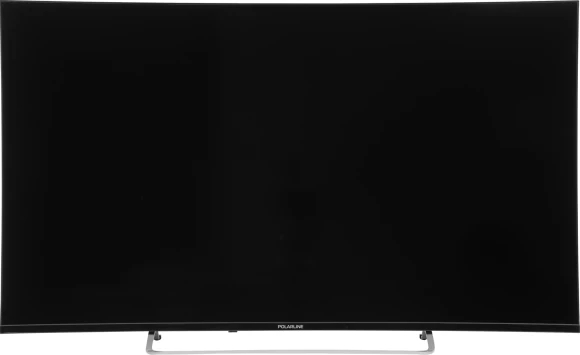 Телевизор QLED PolarLine 50" 50PQ71STC-SM черный/серебристый 4K Ultra HD 60Hz DVB-T DVB-T2 DVB-C DVB-S2 USB WiFi Smart TV (RUS)