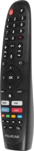 Телевизор QLED PolarLine 50" 50PQ71STC-SM черный/серебристый 4K Ultra HD 60Hz DVB-T DVB-T2 DVB-C DVB-S2 USB WiFi Smart TV (RUS)