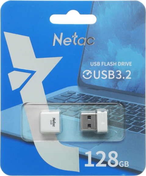 Флеш Диск Netac 128GB U116 NT03U116N-128G-32WH USB3.2 белый Флеш Диск Netac 128GB U116 NT03U116N-128G-32WH USB3.2 белый
