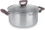 Кастрюля Rondell Fest RDS-1323 4.8л. d=24см (с крышкой) стальной