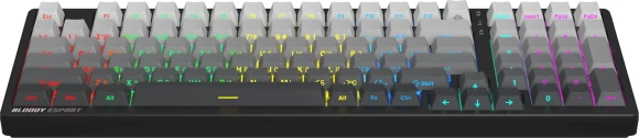 Клавиатура A4Tech MS98 PLUS механическая черный/серый USB for gamer LED кабель 1.8м