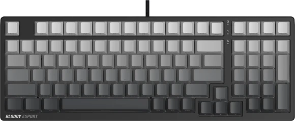 Клавиатура A4Tech MS98 PLUS механическая черный/серый USB for gamer LED кабель 1.8м