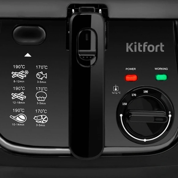 Фритюрница Kitfort КТ-2018 1800Вт черный
