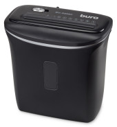 Шредер Buro Home BU-S506C черный (секр.P-4) фрагменты 5лист. 12лтр. пл.карты Шредер Buro Home BU-S506C черный (секр.P-4) фрагменты 5лист. 12лтр. пл.карты