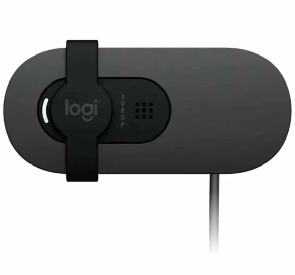 Камера Web Logitech HD Webcam Brio 105 графитовый 2Mpix (1920x1080) USB2.0 с микрофоном для ноутбука (960-001590)