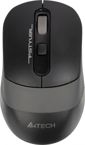 Мышь A4Tech Fstyler FG10S черный/серый оптическая 2000dpi silent беспров. USB для ноутбука 4but (FG10S GREY)