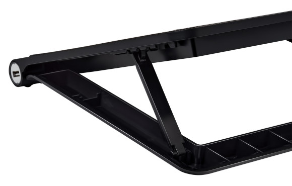 Подставка для ноутбука Buro BU-LCP170-B214 17"398x300x29мм 2xUSB 2x 140ммFAN 926г металлическая сетка/пластик черный