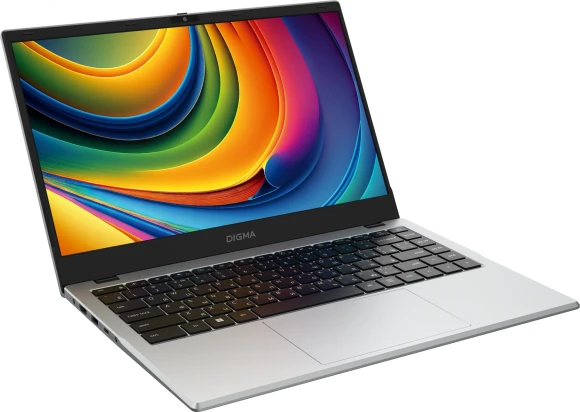 Ноутбук Digma EVE C4801 N-series N100 8Gb SSD256Gb Intel UHD Graphics 14" IPS FHD (1920x1080) Windows 11 Pro silver WiFi BT Cam 5900mAh (DN14N1-8CXW01)