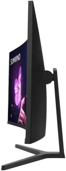 Монитор SunWind 34" SM-34QV401 черный VA LED 6ms 21:9 HDMI матовая 300cd 178гр/178гр 3440x1440 165Hz G-Sync DP WQ 5.6кг