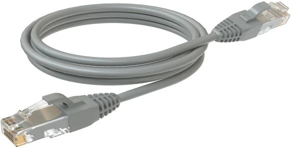 Патч-корд Sysmatrix PC 4545.5EU26.5LSZHGY U/UTP RJ-45 вил.-вилка RJ-45 кат.5E 5м серый LSZH