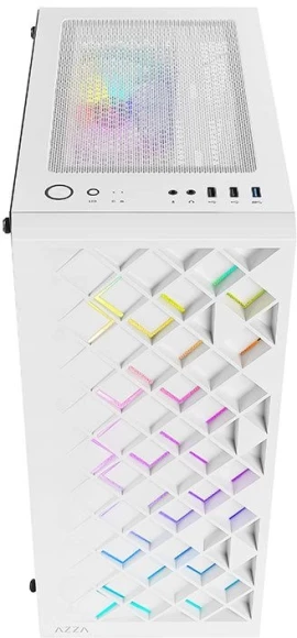 Корпус Azza Spectra белый без БП ATX 7x120mm 2x140mm 2xUSB2.0 1xUSB3.0 audio bott PSU Корпус Azza Spectra белый без БП ATX 7x120mm 2x140mm 2xUSB2.0 1xUSB3.0 audio bott PSU
