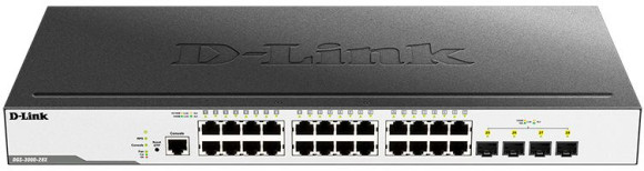 Коммутатор D-Link DGS-3000-28X/B1A 24x1Гбит/с 4SFP+ управляемый Коммутатор D-Link DGS-3000-28X/B1A 24x1Гбит/с 4SFP+ управляемый