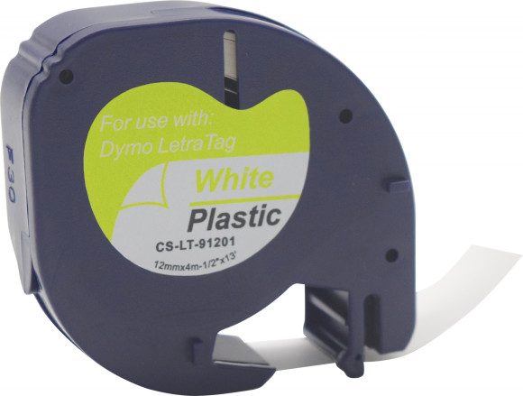 Картридж ленточный Cactus CS-LT-91201 91201 черный на белом 12x4 для Dymo Letra Tag LT-100H Картридж ленточный Cactus CS-LT-91201 91201 черный на белом 12x4 для Dymo Letra Tag LT-100H