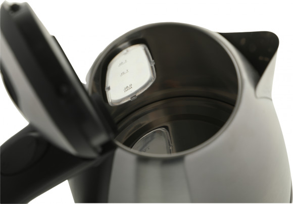 Чайник электрический Scarlett SC-EK21S88 1.8л. 2200Вт черный/серебристый корпус: металл