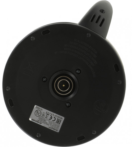 Чайник электрический Scarlett SC-EK21S88 1.8л. 2200Вт черный/серебристый корпус: металл