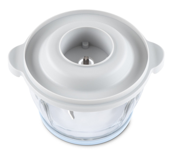 Измельчитель электрический Hyundai HYC-G4208 1.5л. 500Вт синий/серебристый