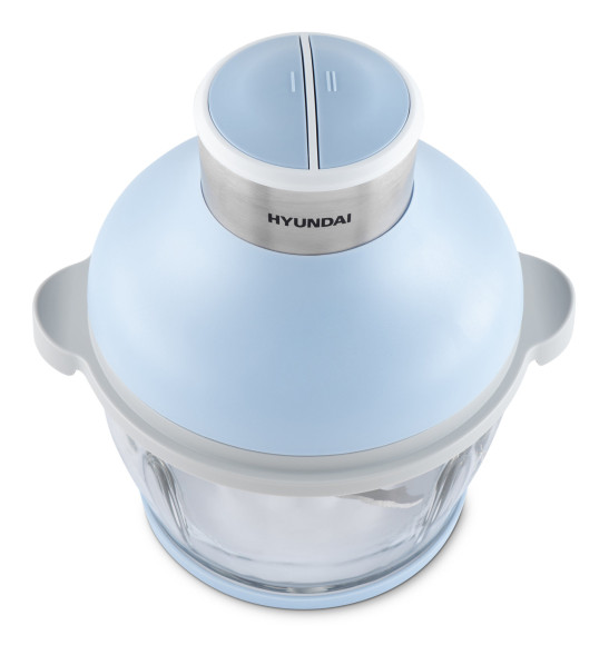 Измельчитель электрический Hyundai HYC-G4208 1.5л. 500Вт синий/серебристый