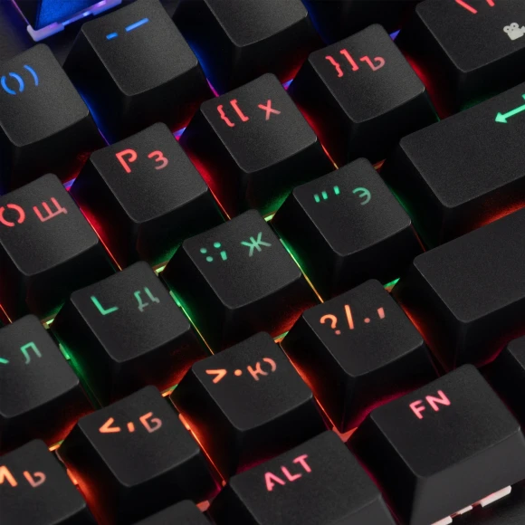 Клавиатура Оклик 990 G2 механическая черный USB Multimedia for gamer LED (1875240) Клавиатура Оклик 990 G2 механическая черный USB Multimedia for gamer LED (1875240)