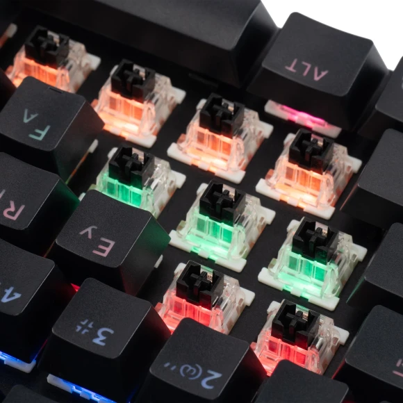 Клавиатура Оклик 990 G2 механическая черный USB Multimedia for gamer LED (1875240) Клавиатура Оклик 990 G2 механическая черный USB Multimedia for gamer LED (1875240)