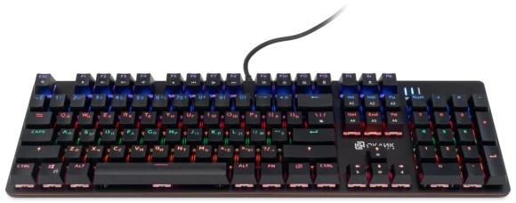Клавиатура Оклик 990 G2 механическая черный USB Multimedia for gamer LED (1875240) Клавиатура Оклик 990 G2 механическая черный USB Multimedia for gamer LED (1875240)