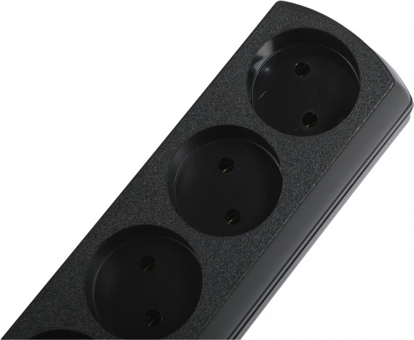 Сетевой фильтр Most R 5м (6 розеток) черный (коробка)