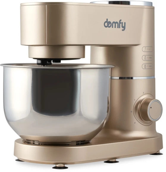 Миксер планетарный Domfy DSC-KM301 1200Вт золотистый Миксер планетарный Domfy DSC-KM301 1200Вт золотистый