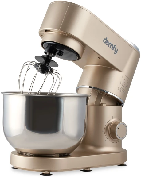 Миксер планетарный Domfy DSC-KM301 1200Вт золотистый Миксер планетарный Domfy DSC-KM301 1200Вт золотистый