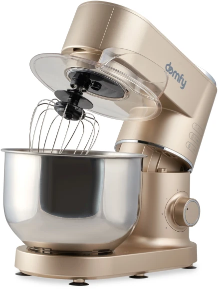 Миксер планетарный Domfy DSC-KM301 1200Вт золотистый Миксер планетарный Domfy DSC-KM301 1200Вт золотистый