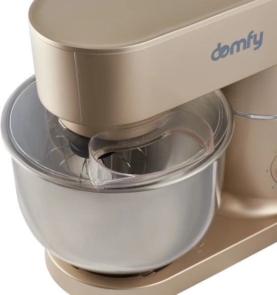 Миксер планетарный Domfy DSC-KM301 1200Вт золотистый Миксер планетарный Domfy DSC-KM301 1200Вт золотистый