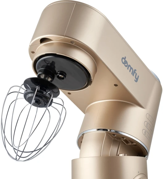 Миксер планетарный Domfy DSC-KM301 1200Вт золотистый Миксер планетарный Domfy DSC-KM301 1200Вт золотистый
