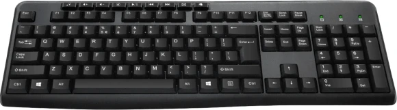 Клавиатура Оклик 305M черный USB Multimedia (1659987) Клавиатура Оклик 305M черный USB Multimedia (1659987)